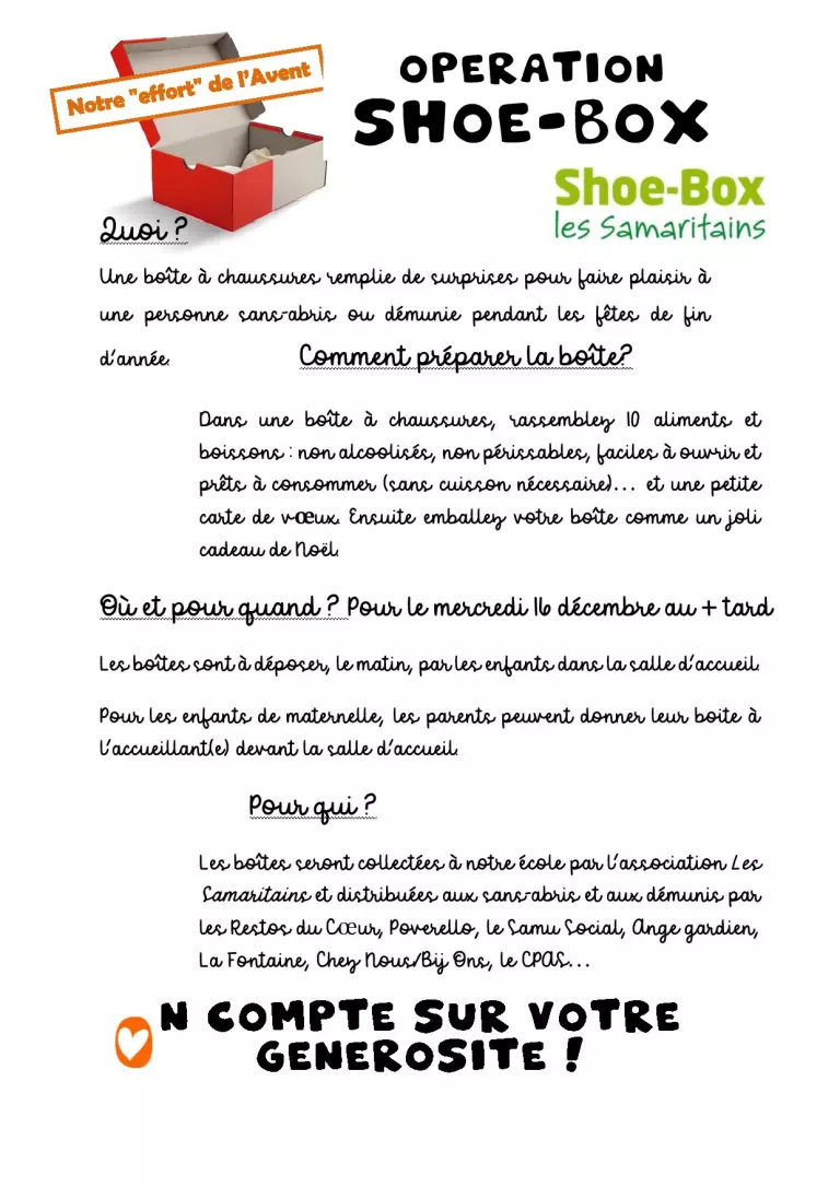 Effort de l’Avent