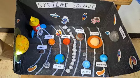 Photo : Exposition système solaire